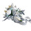 Bouquets de fleurs artificielles pour cérémonie, décorations de 1