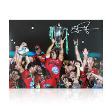 Jonny Wilkinson Signed Toulon Rugby Photo: Heineken Cup