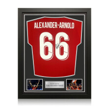 Trent Alexander-Arnold Signed Liverpool 2018-19 Football Shirt. Standard Frame