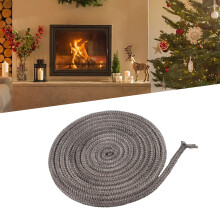 9 mm eldstadstätningsrep, packningskabel, vedeldad spisdörr, glasfiber, högtemperaturtätningsrep, 3 meter lång