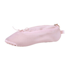 Trousse Ă crayons en forme de chaussure de ballet, pochette-Rose