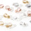 Supports de boucles d'oreilles de remplacement, 10 pièces,-Or 6