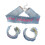 Modisches Denim-blaues-T2178 3-teiliges Set 1