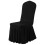 Polyester Fiber Stretch Chair Cover Thickened Elastic-Black 1