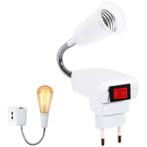 Ρυθμιζόμενος προσαρμογέας υποδοχής E27Light, Μετατροπέας βάσης λάμπας με μεταλλικό
