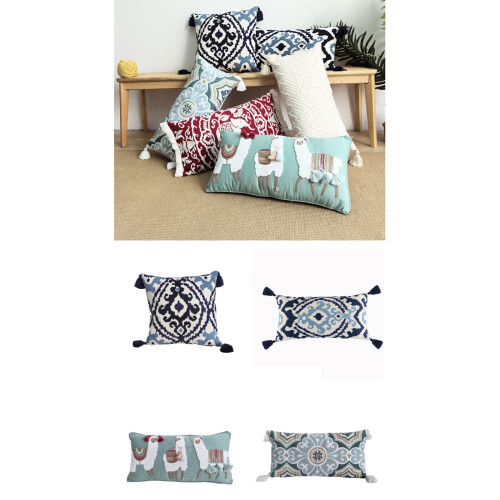 Housse de coussin élégante, taies d'oreiller-taie d'oreiller 4 2