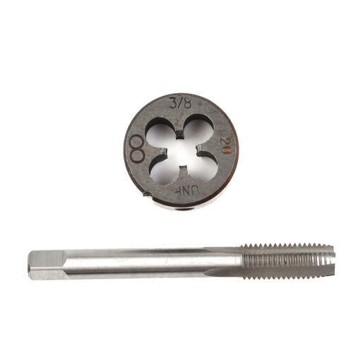 2 Τεμάχια HSS 6542 BSF 3/8- 20 Ευθείες Βρύσες Μηχανής Φλάουτου Δεξιά Βρύση 1