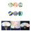 Blanco handventilatorpapier Chinese ronde-Lakventilator A6 3
