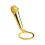 Porte-clés de microphone portable, cadeau unique pour les-Or 1