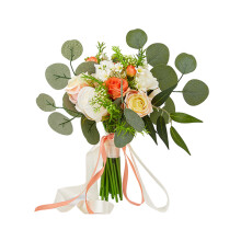 Wedding Artificial Plant Rose Flower Bouquets Simulated-5908