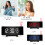 Réveil numérique avec affichage LED de Projection rotatif, 2