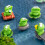 Figurines miniatures de grenouille en chœur à grande bouche, 5 7