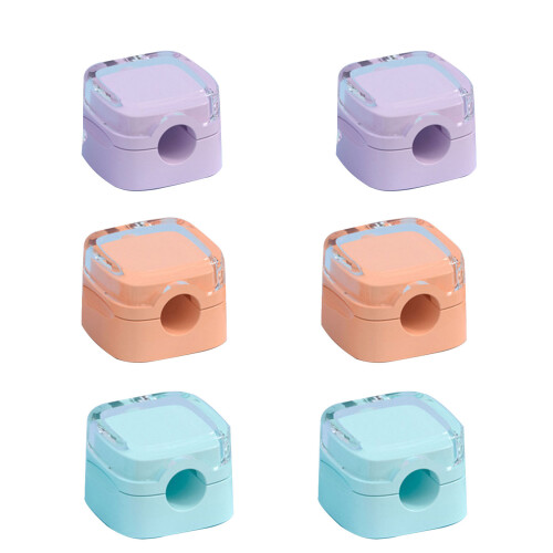 Set of 6 Magnetic Cable Storage Solution Delicate Cable-Purple 2