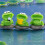 Figurines miniatures de grenouille en chœur à grande bouche, 5 5