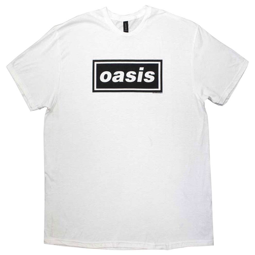 Oasis Id66z - Decca Logo (White) - T Shirt - New White