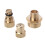 4pcs Adjustable Spray Misting Nozzles Brass Spray Head 1/2" 4