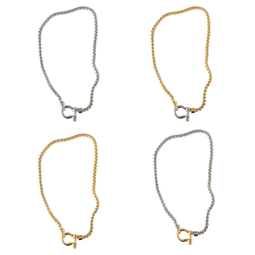 Modisches Halsketten-Schmuckzubehör mit-Gold 1