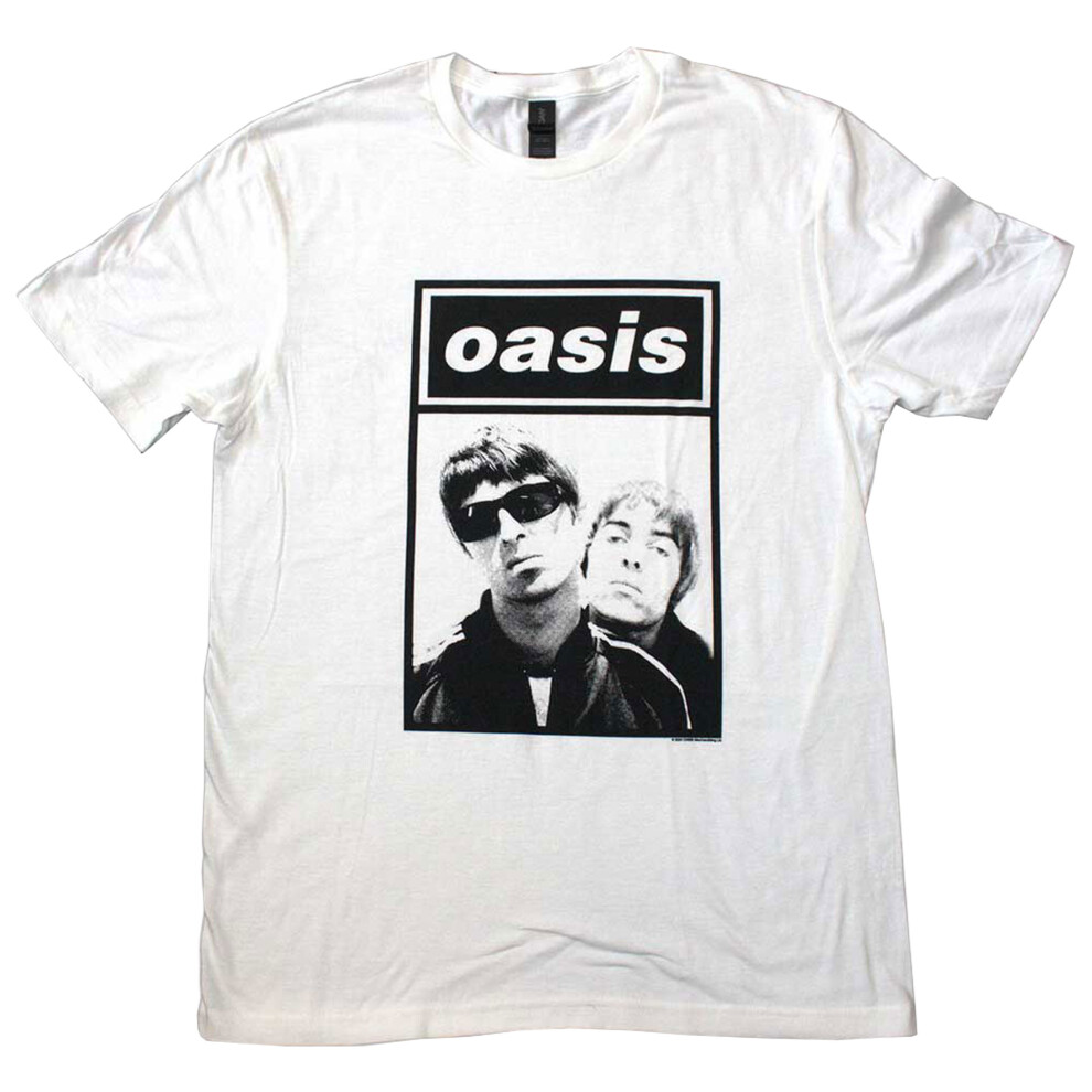 Oasis (M, White) Noel And Liam Boxed Photo T Shirt