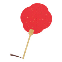 Blank Rice Paper Fan Hangings Fan-Wannianhong four pet
