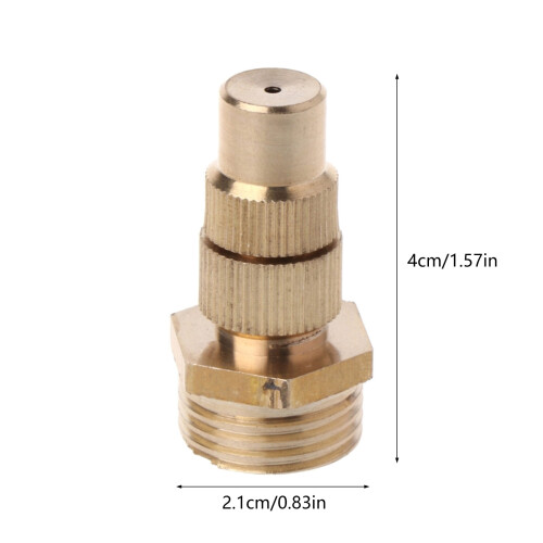 Brass High Atomization Nozzles Gardenings Misting Spray Nozzles 2