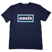 (M, Navy) Oasis Maine Road Event Logo T Shirt