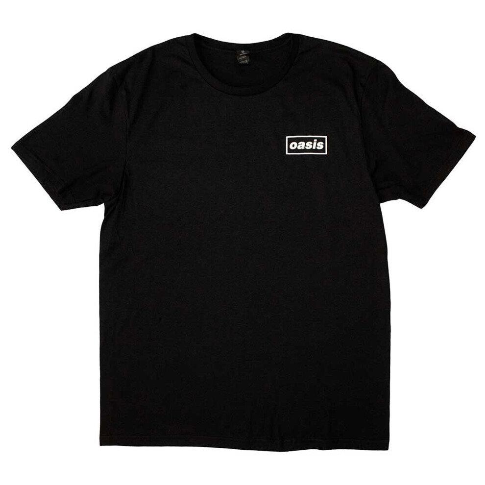 Oasis (S, ) Some Might Say Lyrics T Shirt Black