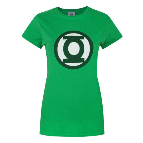 DC Comics (Large) DC Comics Short Sleeved T-Shirt (Womens Green)