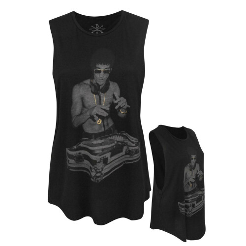 (Medium) Bruce Lee Vest (Womens Black)