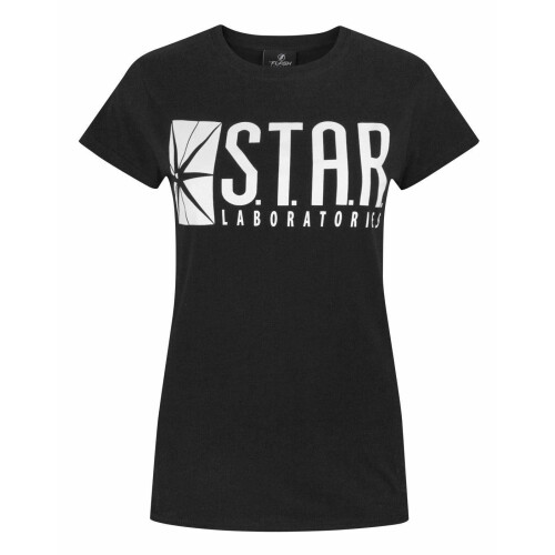 DC Comics (Large) DC Comics Short Sleeved T-Shirt (Womens Black)