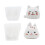 Handgefertigte Katzen-Silikonform, flexible-Katze 1 2