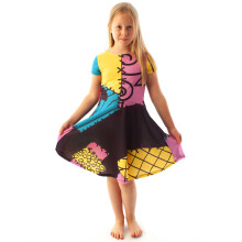 (11-12 Years) Nightmare Before Christmas Dress Girls Sally Cosplay Fancy Dress Up