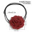 Eleganter Blumen-Charm-Schmuck,-Rote Ohrringe 4