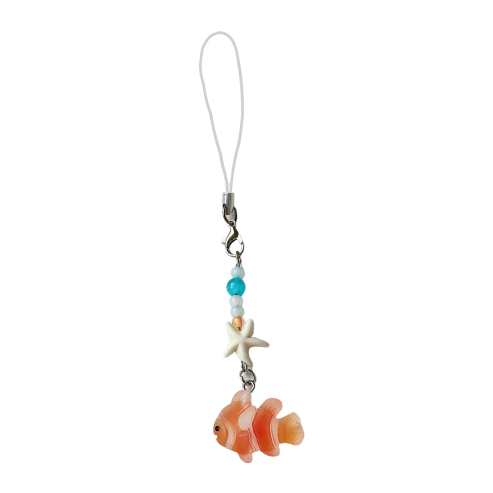 Phone Pendant Acrylic Alloy Ornament Fish Phone Charm-2 7732000769023