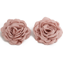 Unieke bloem ketting/oorbellen bloemen hanger-Roze oorbellen