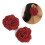Eleganter Blumen-Charm-Schmuck,-Rote Ohrringe 3