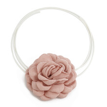 Modieuze 3D Bloemen Charm Accessoires Bloem-Roze ketting