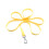 Laisse pour animaux de compagnie de-Jaune citron taille S 1