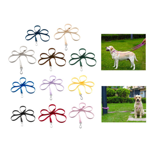 Laisse pour animaux de compagnie de-Jaune citron taille S 1