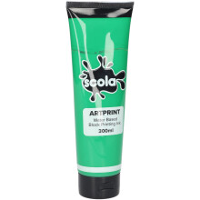 Scola BPW300/36 Block/Lino Printing Ink 300ml Solids Bright Green