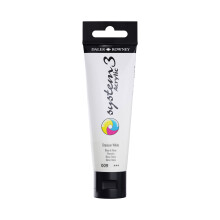 (Titanium White) Daler Rowney System 3 Acrylic Paint 59ml Tubes