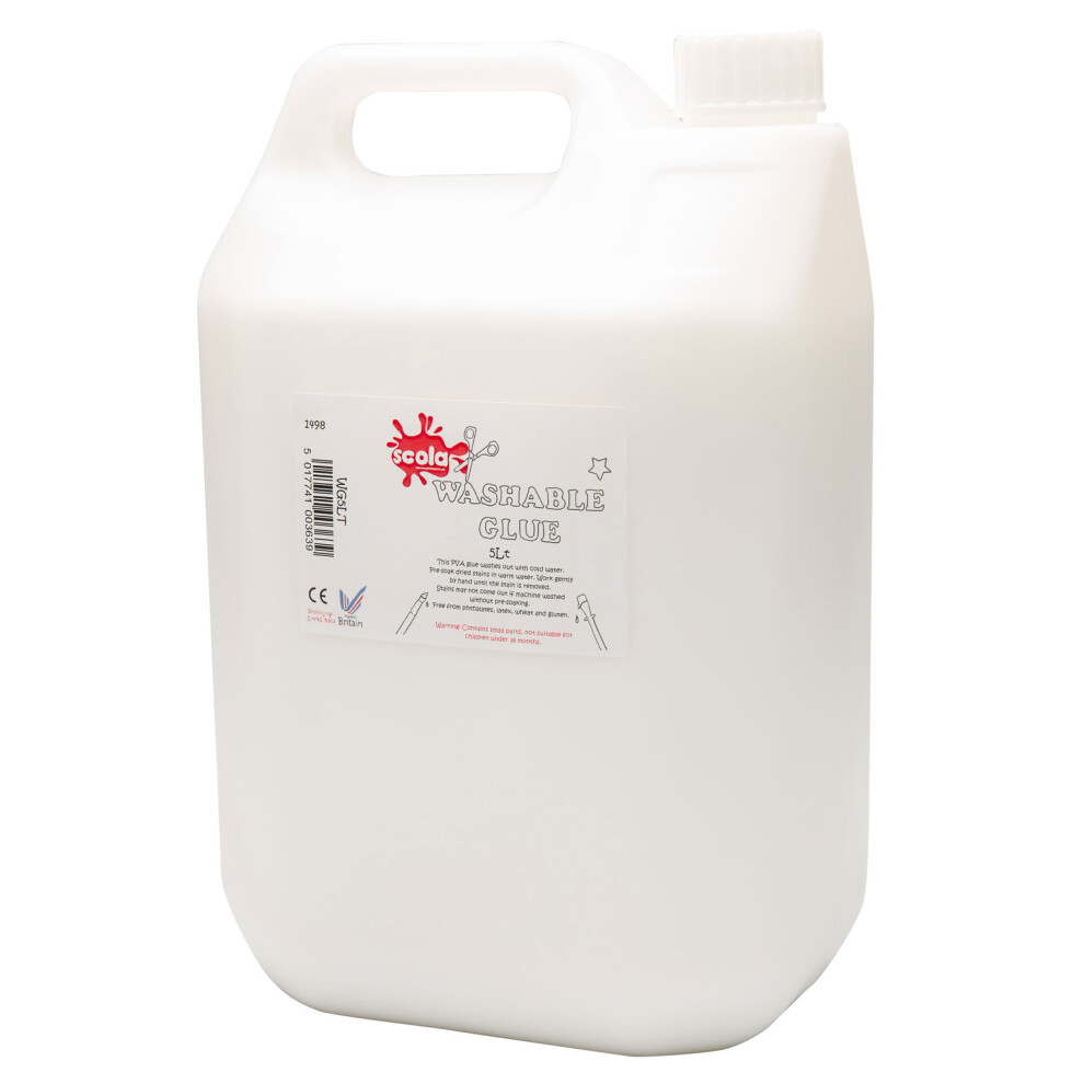 5 LITRE  SCOLA PVA MULTI-PURPOSE TUB ECO WHITE GLUE