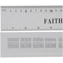 Faithfull FAIRULE300 Aluminium Rule 300mm / 12in