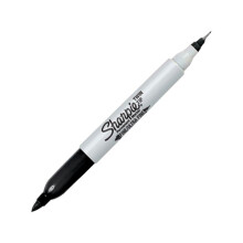Sharpie Twin Tip Permanent Marker - Black