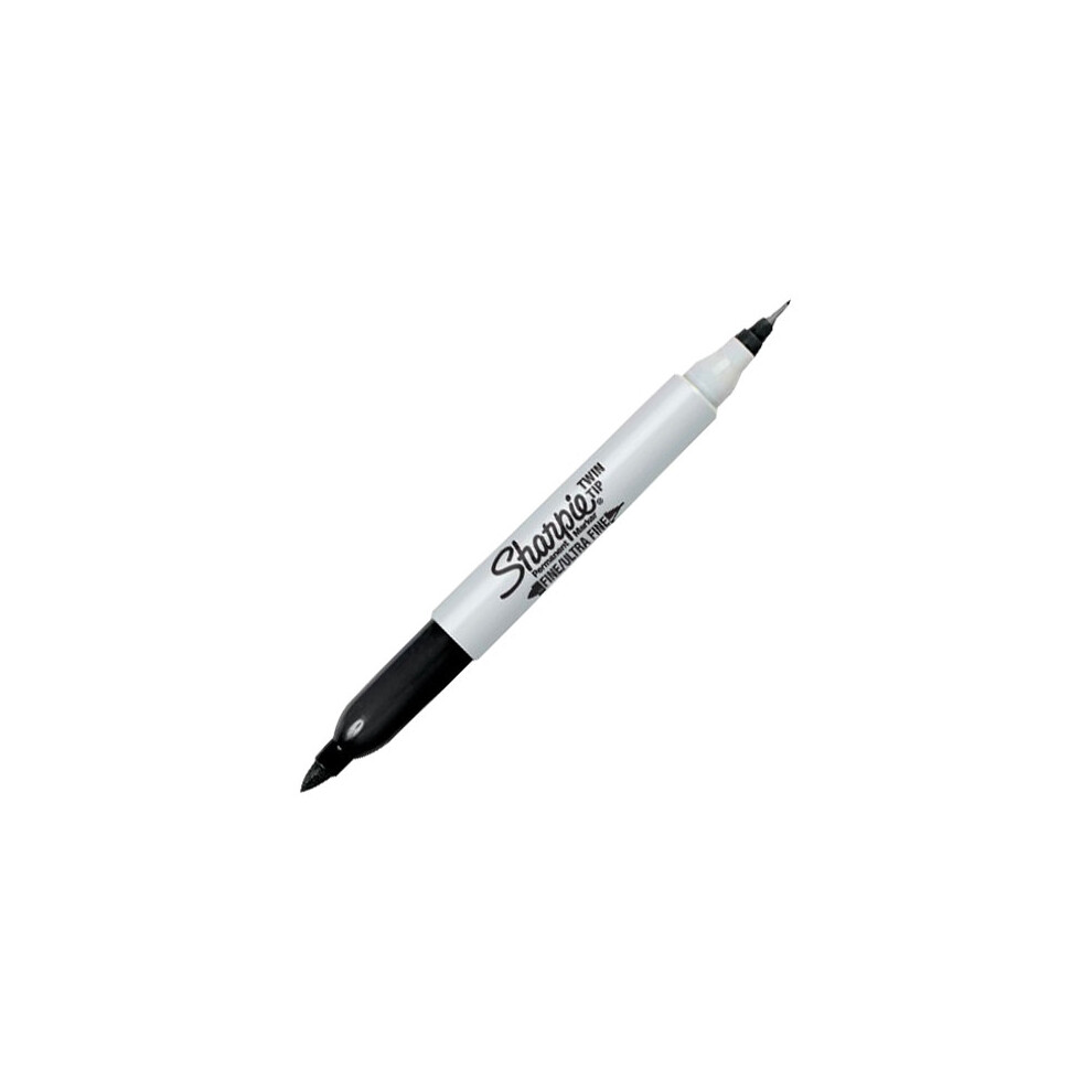 Sharpie Twin Tip Permanent Marker - Black