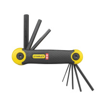 Stanley 2-69-264 Hex Key Allen Key Set Folding 8 Piece 1.5 - 8mm