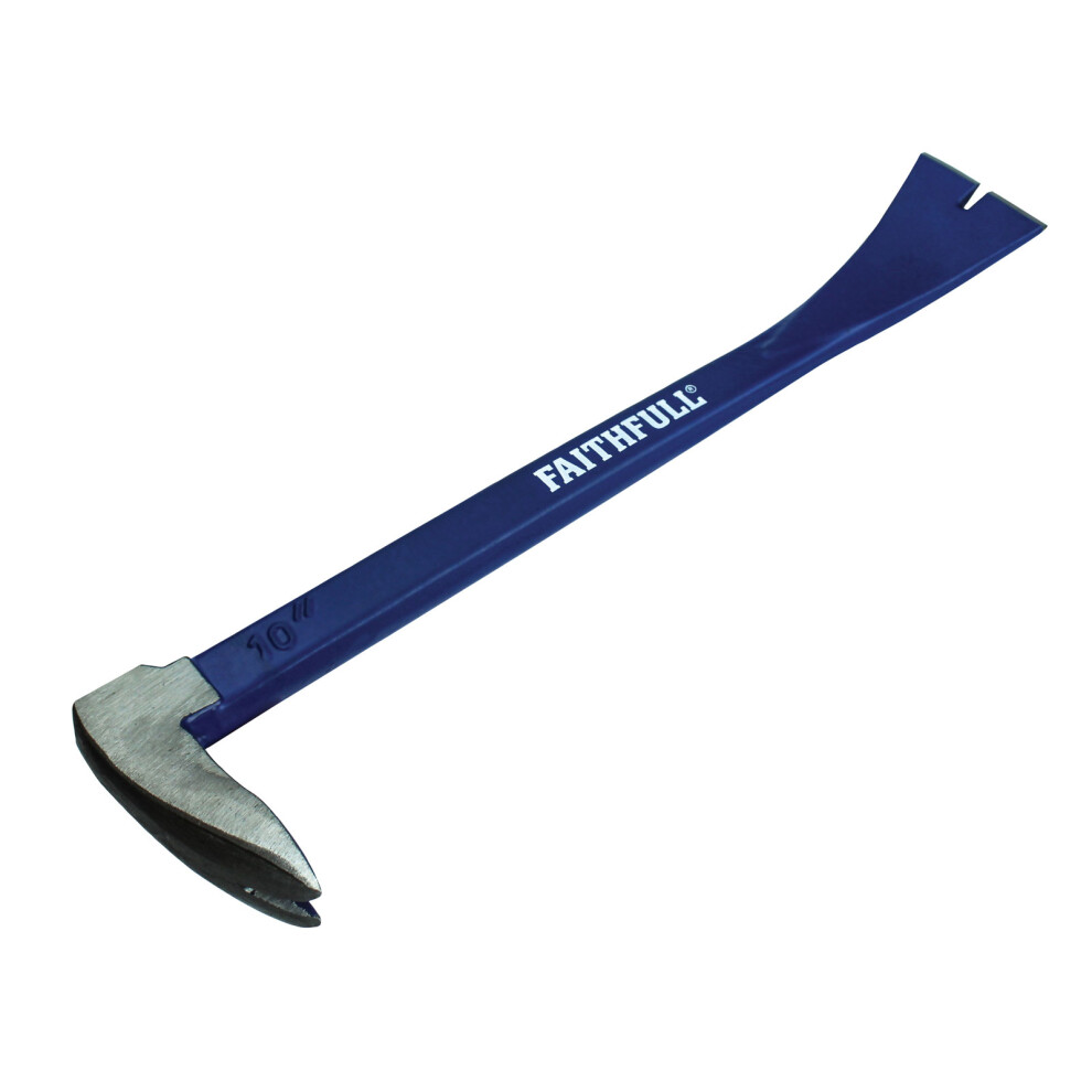 Faithfull FAIPRYNL10 Pry Bar / Nail Lifter 250mm (10in)