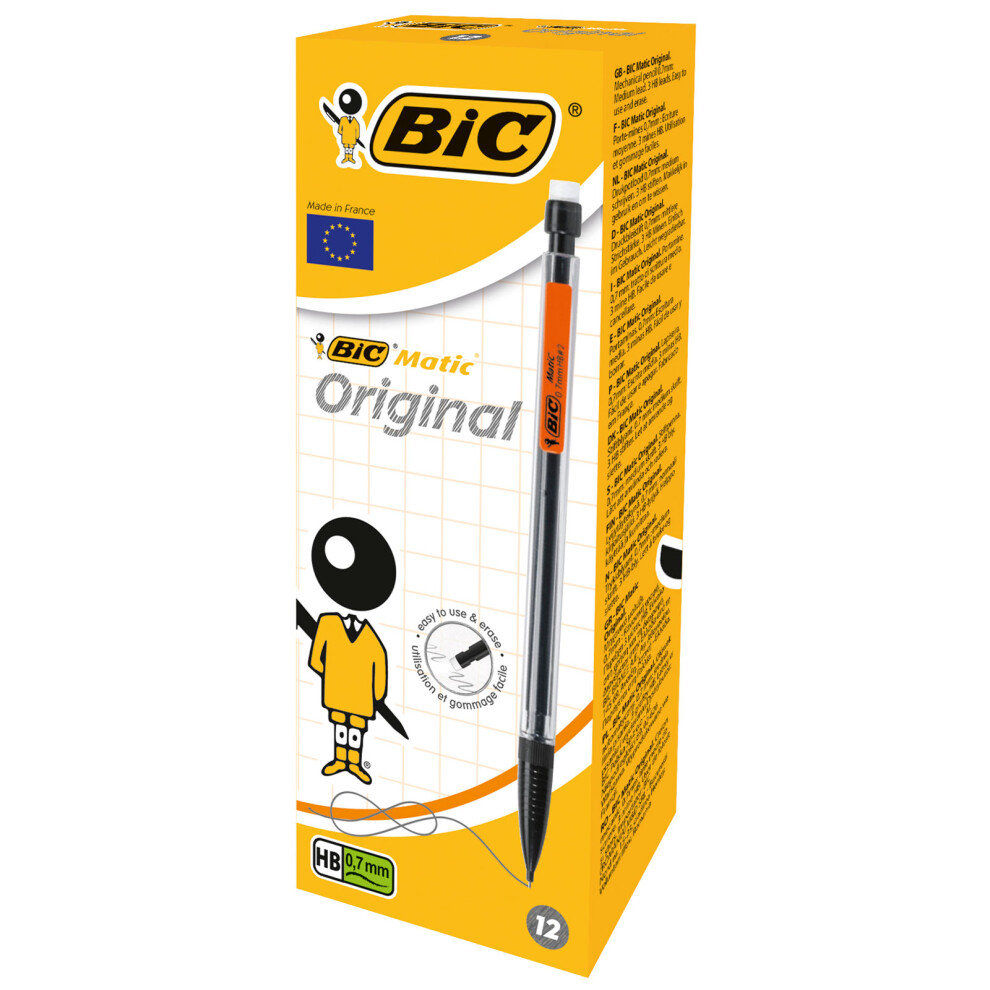 Bic Matic Pencil Black (pack of 12)