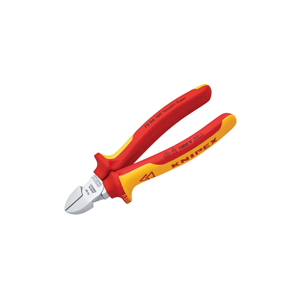 Knipex 70 06 160 SB VDE Diagonal Cutters 160mm