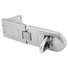 Master Lock Hasp, Zinc Plated Hardened Steel Hasp Lock, High Security Lock, Best Used as a Gate Lock, Shed Lock, Cabinet Lock and More