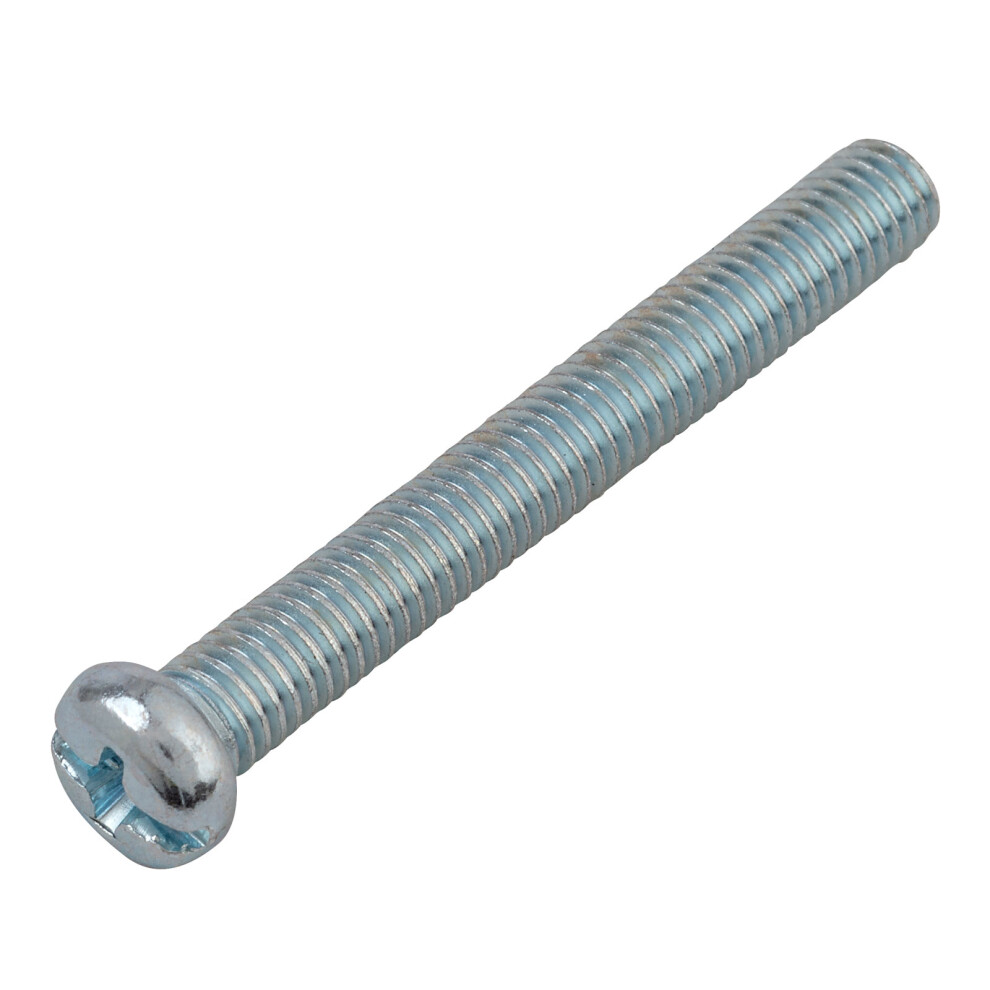 Forge 25MSPH530 Machine Screw Pozi Pan Head ZP M5 x 30mm Bag of 25